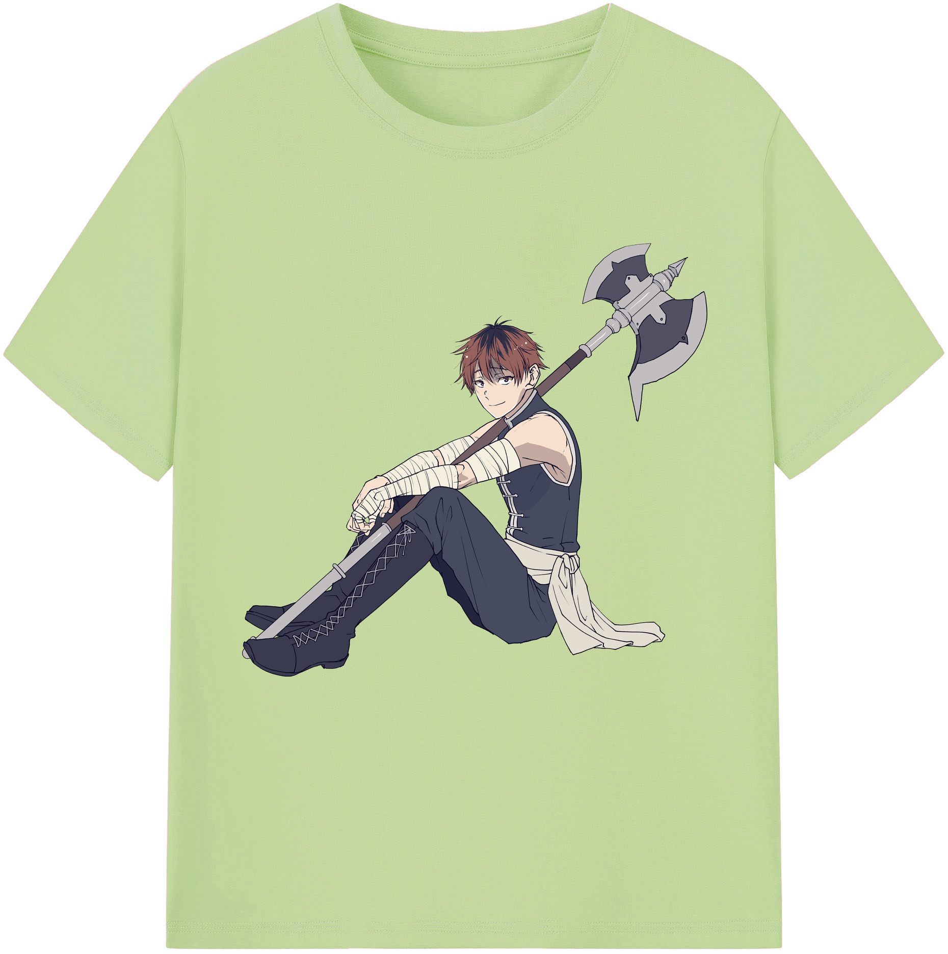 （画像用） 葬送のフリーレン Frieren 綿100％半袖Tシャツ（フロントプリント）